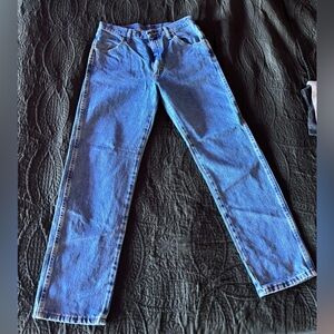 Rustler Men's Straight Blue Jeans